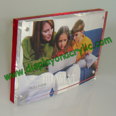 magnetic lucite photo frames